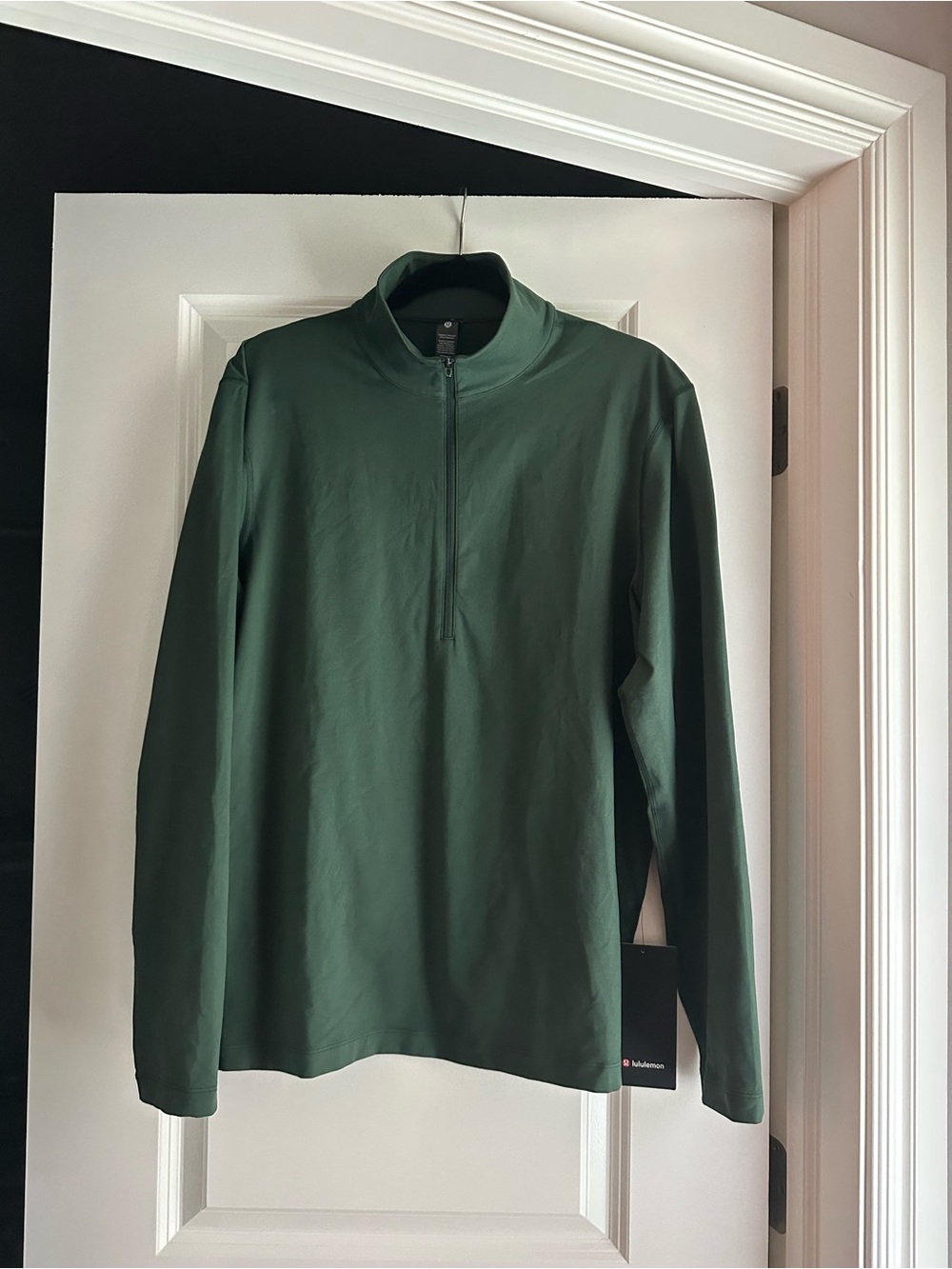 Men’s Lululemon Soft Jersey Half Zip in Green size Large NWT